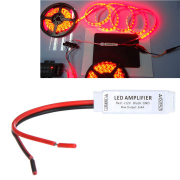 DC 12V 12A Mini LED RGB Amplificador para LED tira de luz